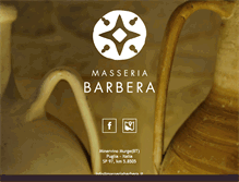 Tablet Screenshot of masseriabarbera.it